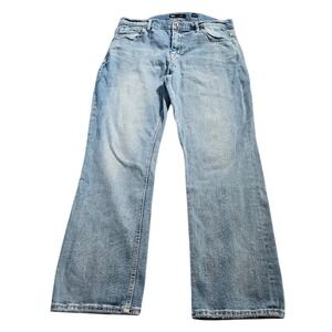 BKE Tyler Mens Light Wash Straight Leg stretch Jeans 40x32 ABP23385. 674